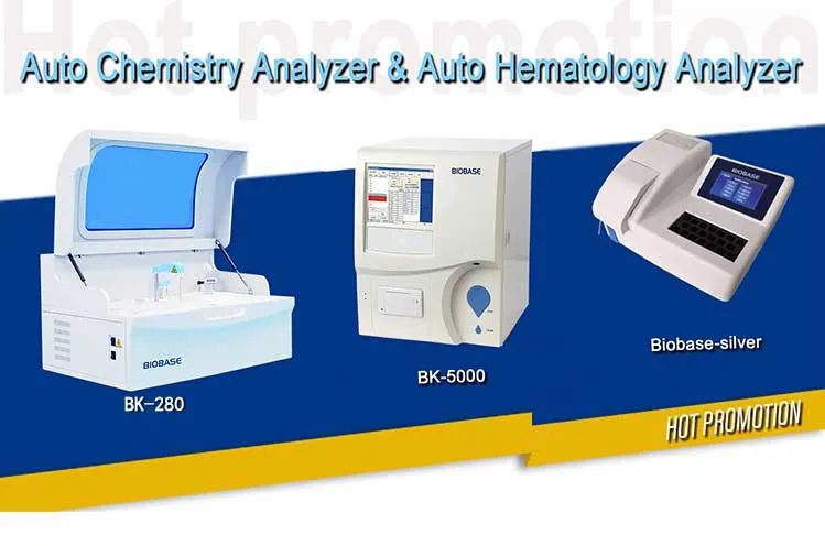 Biobase 5 Part Auto Hematology Analyzer Medical Stable Performance Used Hematology Analyzer