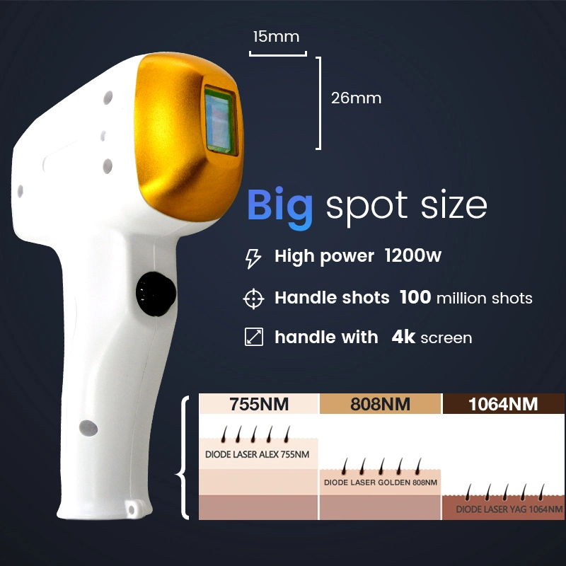CE/FDA/RoHS 808nm Wavelength Picosecond Laser Tattoo Removal Device