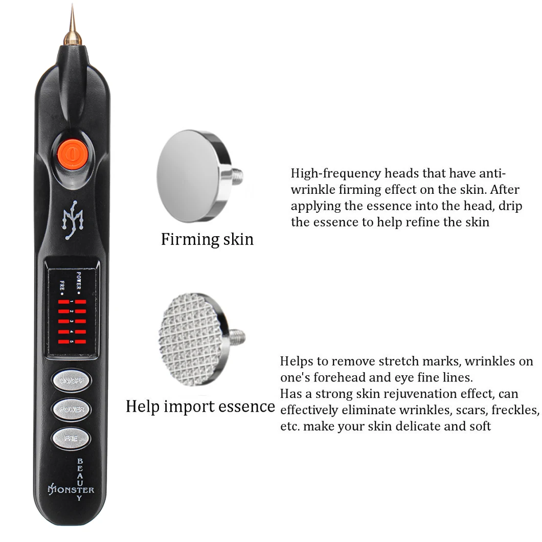 Laser Plasma Pen Freckle Remover Machine Mini Mole Tattoo Freckle Dark Spot Remover Pen