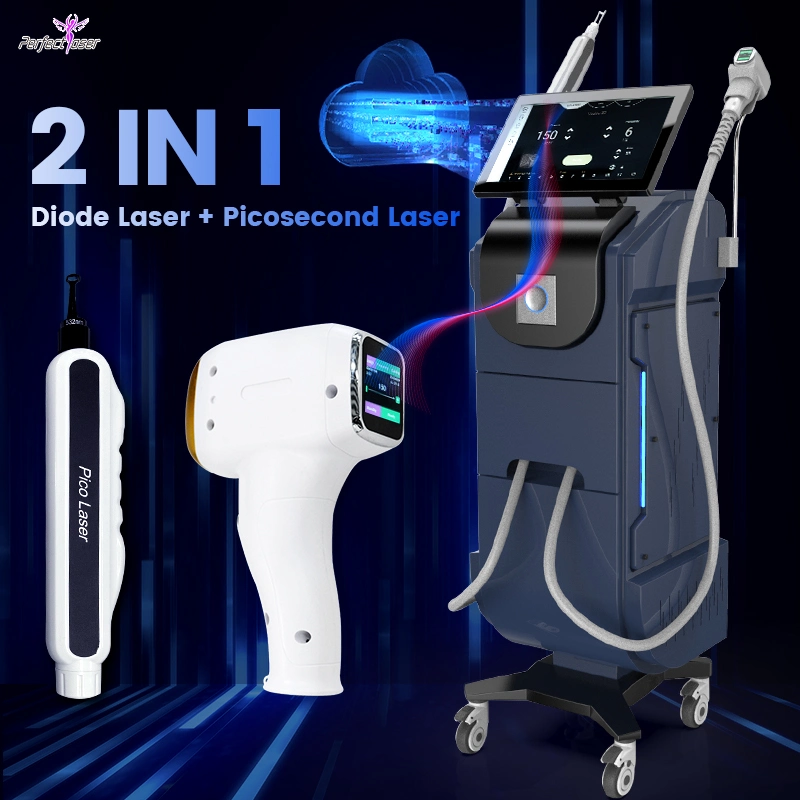 CE/FDA/RoHS Ice Diode Laser Picosecond Shrink Pores Device