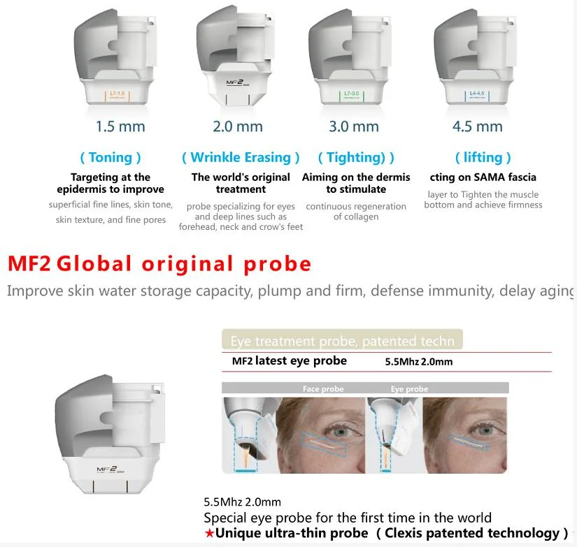 CE Medical 7D Hifu with 7 Cartridges 12 Lineshigh Intensity Focused Ultrasound Body and Face Lifting Skin Tightening Anti Wrinkle Removal Beauty Machine